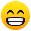 Beaming face with smiling eyes :grin: 😁